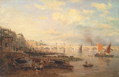 Themsen och Waterloo Bridge från Somerset House